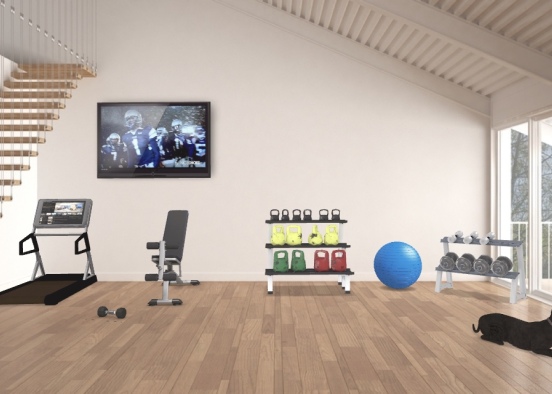 extra fitness room Design Rendering