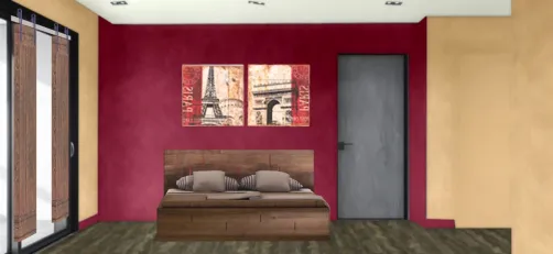 bedroom wall 2