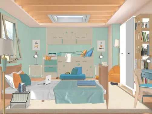 Shared room for tween & toddler👌🏻