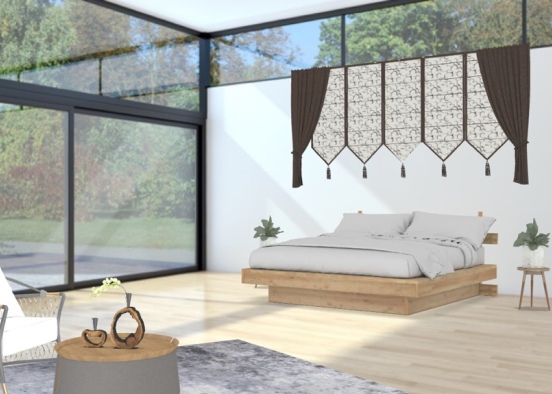 modern with the outdoors Design Rendering