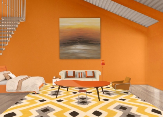 orange loft Design Rendering