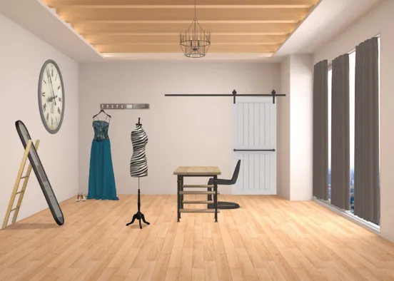 fashion room Design Rendering