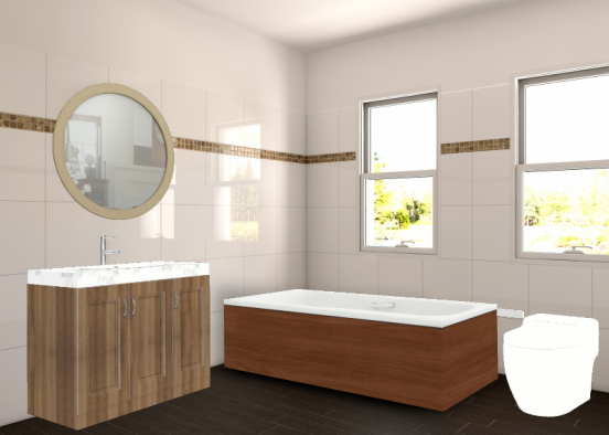 Banheiro show Design Rendering
