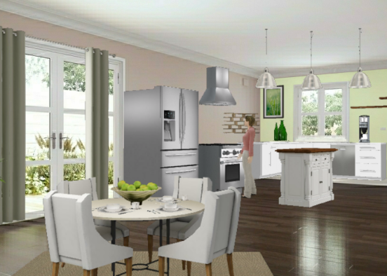 moden kitchen ♥️ Design Rendering