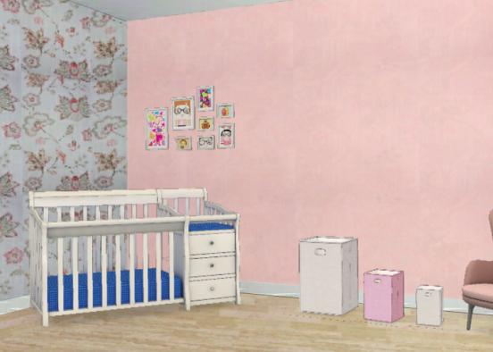Babygirl room ❤️ Design Rendering