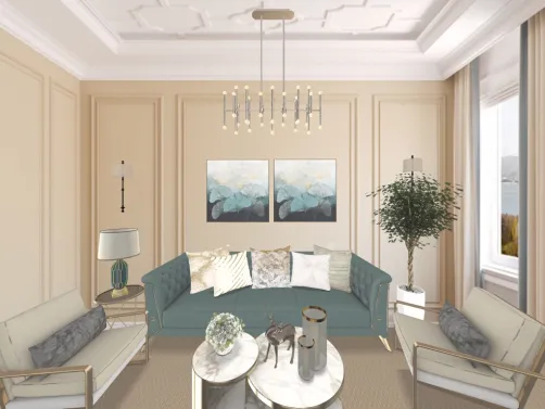 new classic living room design 