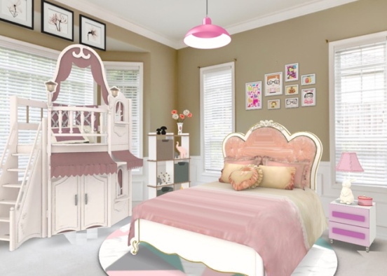 Child’s Pink Paradise Design Rendering