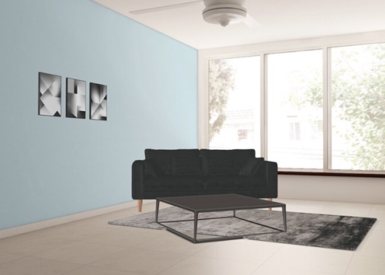 living room1 Design Rendering