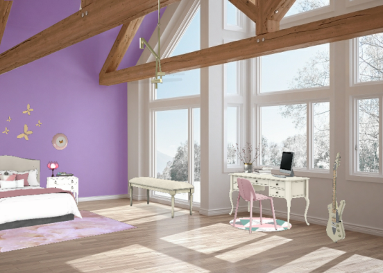 purple and pink Design Rendering