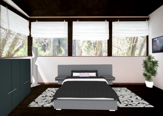 Schlafzimmer Design Rendering