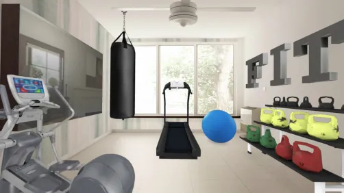 Fitness room/exercise room/gym