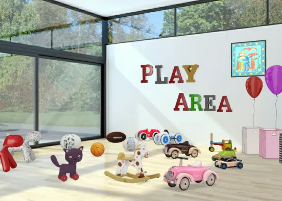 Play area for kids Design Rendering