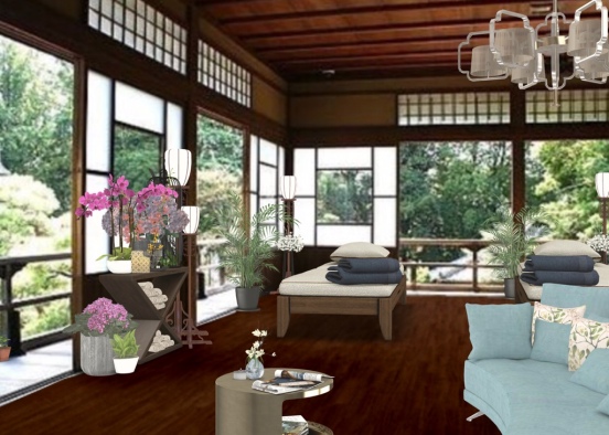 Japanese massage Design Rendering