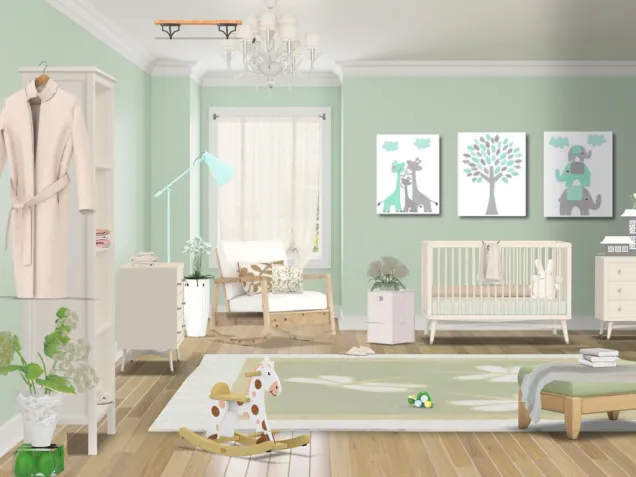 neutral baby room 