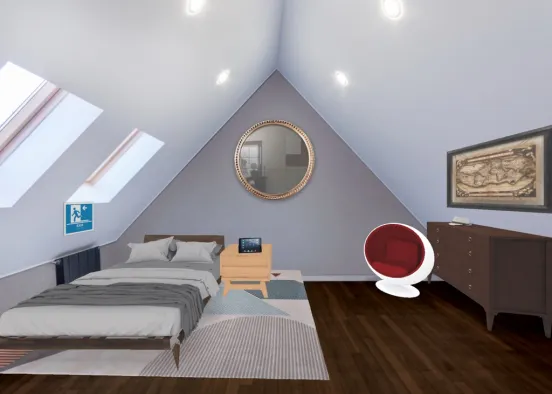 my bed room Design Rendering