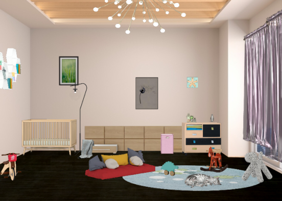 Chambre bébé  Design Rendering
