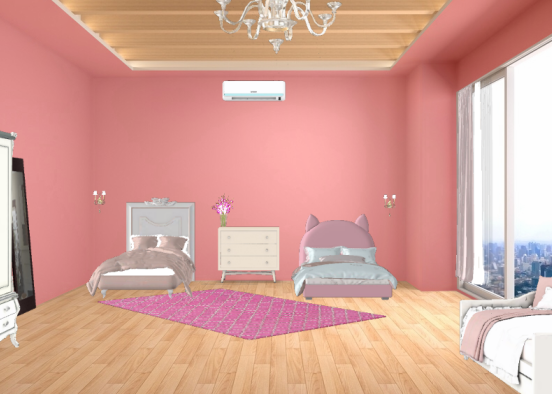 Bedroom #PinkEdition Design Rendering