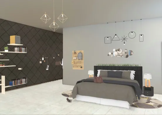bed room ❤️ Design Rendering