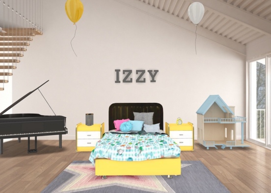 mommy gave me these new rooms and.... my bed is smaller, I didn’t get to change rooms like my other siblings and she threw away heaps of my toys because I’m getting older :(.  Design Rendering