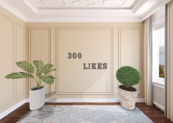 300 likes Design Rendering