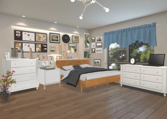 Adults Bedroom  Design Rendering