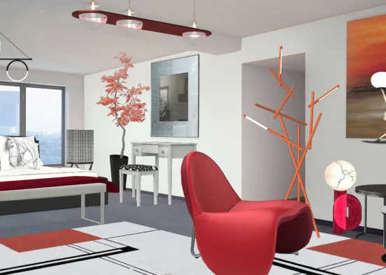 Shades of red Design Rendering