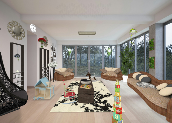 A family space  Design Rendering