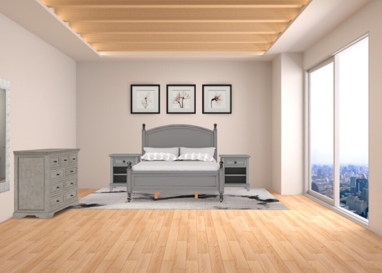 guest bed Design Rendering