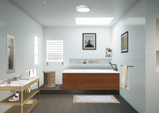Spa/baño Design Rendering