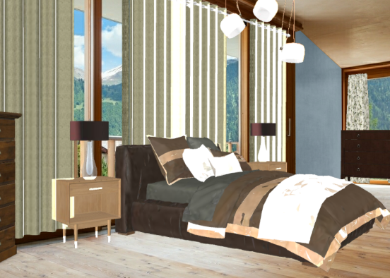 Bedroom.   By glori Design Rendering