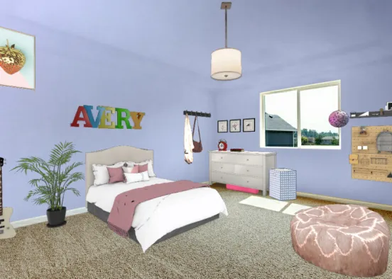 Avery bedroom  Design Rendering