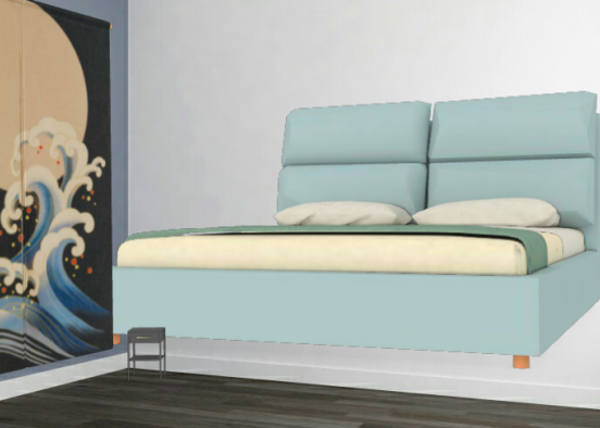 Camere letto Design Rendering