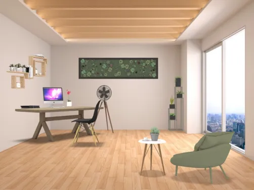 une petite salon et salle de détente ❤️❤️