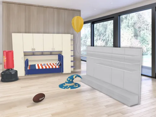 Chambre d’enfant en bazar