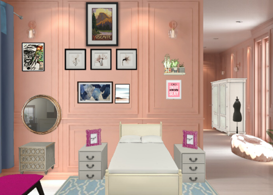 Kala's bedroom Design Rendering