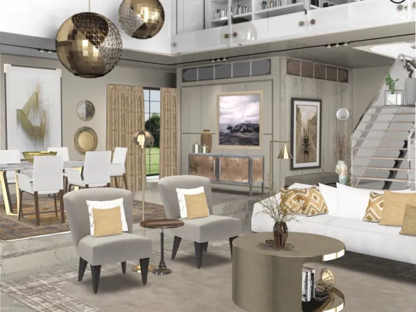 Professional interior design created with Homestyler 3D design software