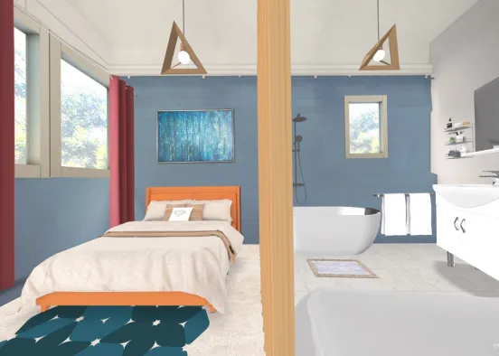 Bedroom with Onsweet Design Rendering
