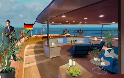 On the boat