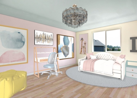 Lover inspired bedroom Design Rendering