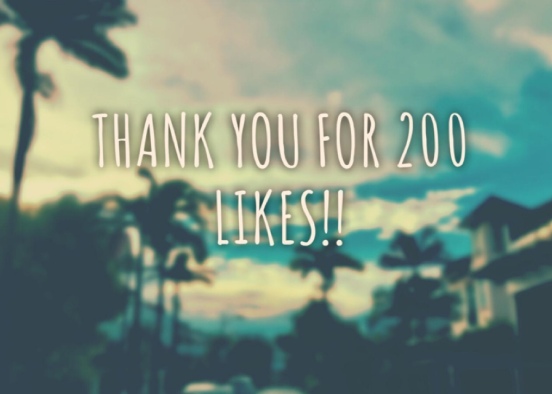 Thank you for 200 likes!!! This is awesome!! Design Rendering