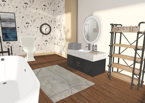 chill out bathroom  Design Rendering