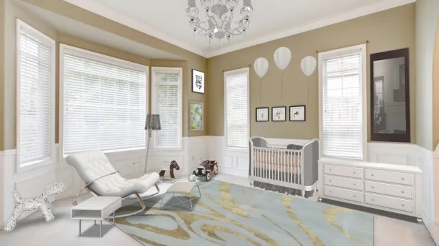 modern baby’s rooms 