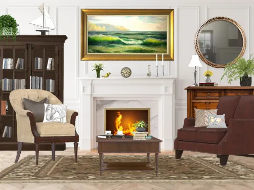 English Country House Library 