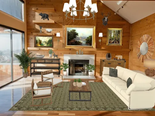 Rustic Mountain Lodge