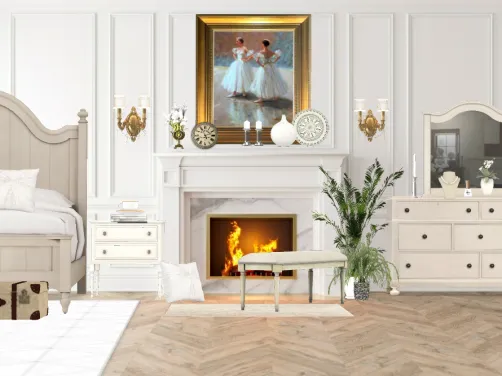 Ethereal Ivory Bedroom 