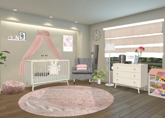My baby's room Design Rendering