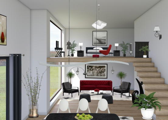#LivingRoom  #Bedroom #Design  Design Rendering