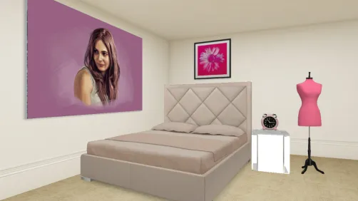pink bed room 