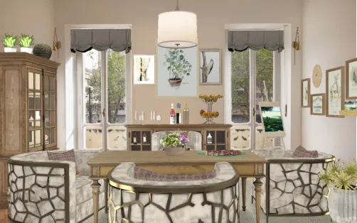 French with some rustic..