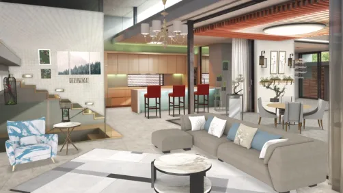 lounge room minimalist